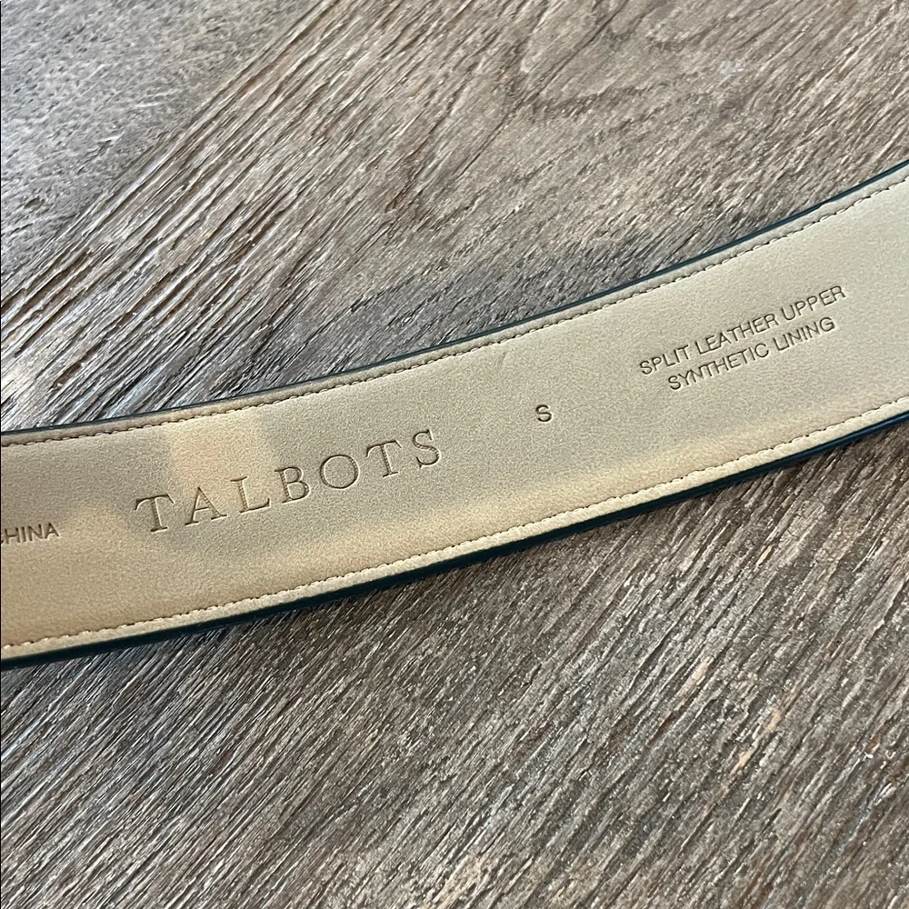 Talbots Leather Belt, Sz S with 1 1/2” wide